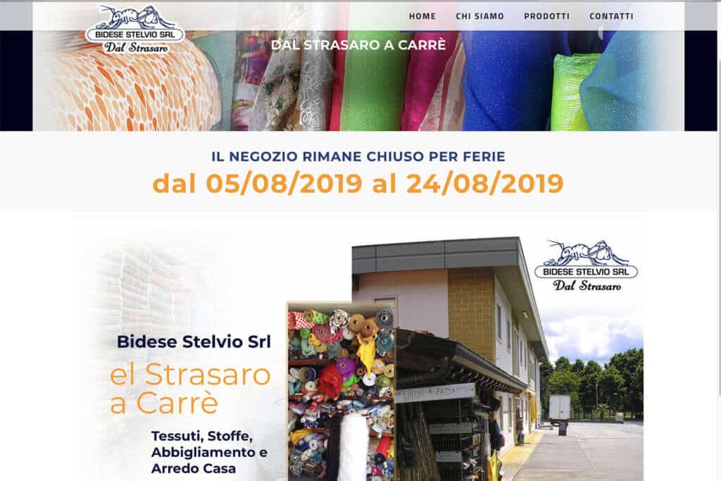 Sito internet Bidese Stelvio