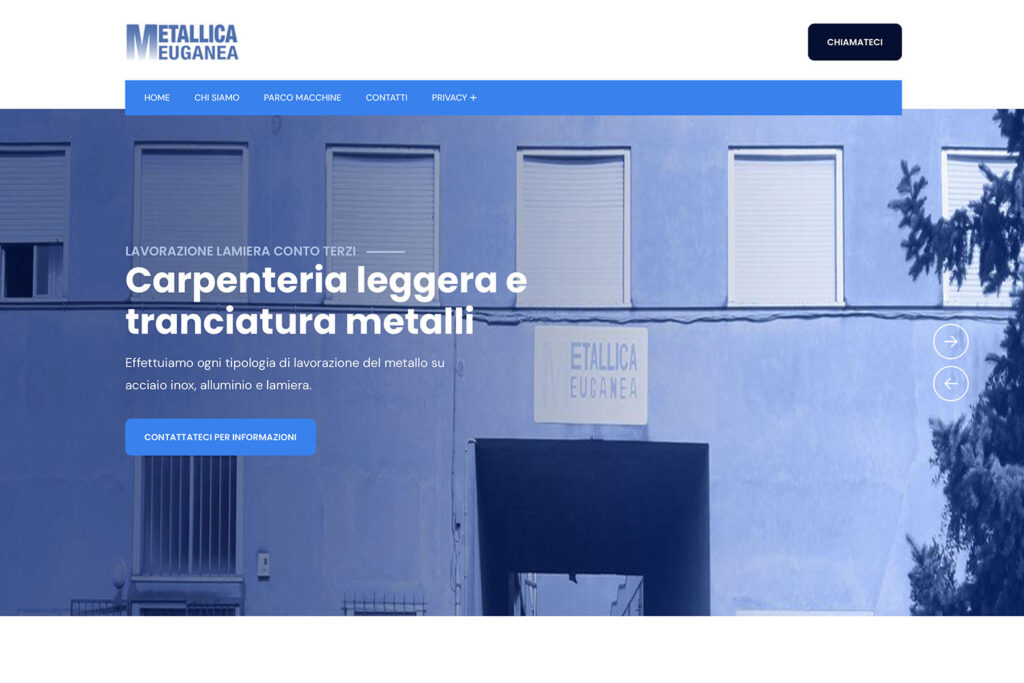 Sito Internet Metallica Euganea