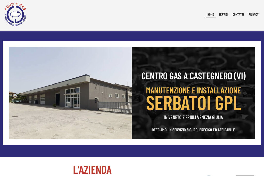 Sito Internet Centro Gas Installazioni