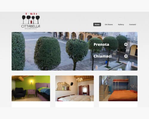 Sito Internet B&B CittaBella